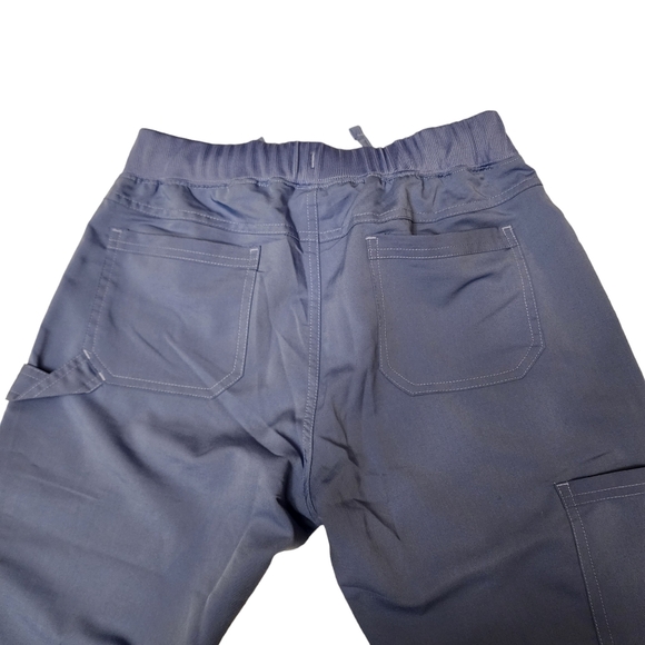 Dickies Womens Balance Petite Periwinkle Scrub Pants - Picture 9 of 14